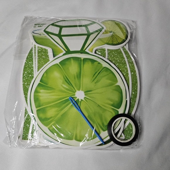 New Tini Bit Older Lime Martini Birthday Party Green Banner Confetti Margarita - Picture 5 of 12